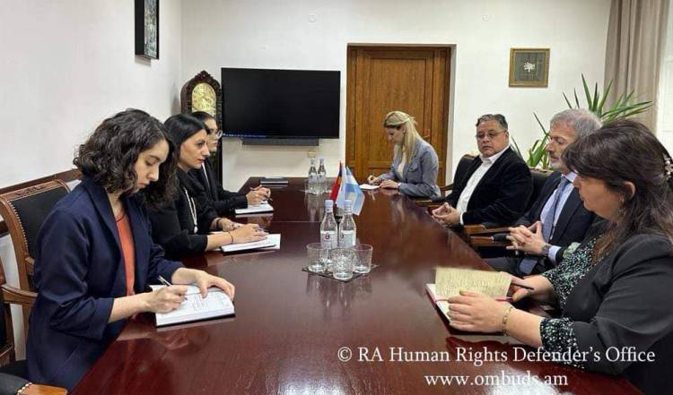 Անահիտ Մանասյանն ընդունել է Արգենտինայում հրեական կազմակերպությունների պատվիրակության նախագահին