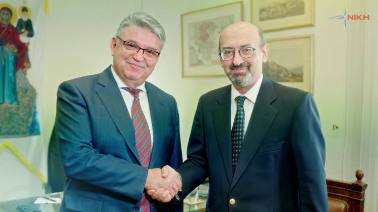 Հունաստանում դեսպան Տիգրան Մկրտչյանը հանդիպել է «Նիկի» կուսակցության առաջնորդի հետ