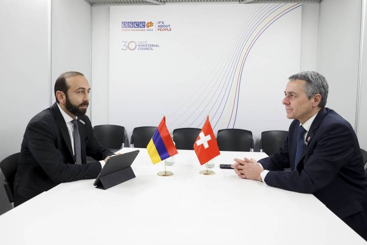 ՀՀ ԱԳ նախարարը և Շվեյցարիայի արտաքին հարաբերությունների դաշնային դեպարտամենտի ղեկավարը հանդիպել են