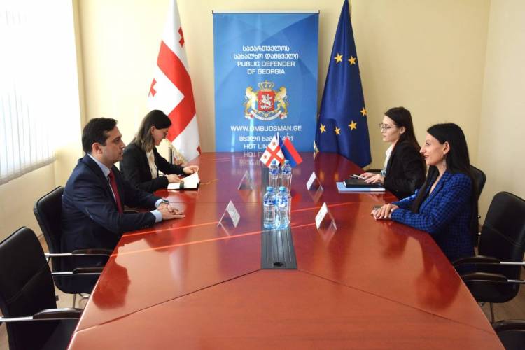 ՀՀ ՄԻ պաշտպանը հանդիպել է Վրաստանի Ժողովրդական պաշտպանի հետ