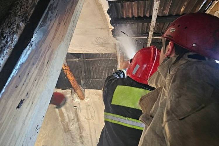 Հրդեհ Ձորաղբյուր գյուղում