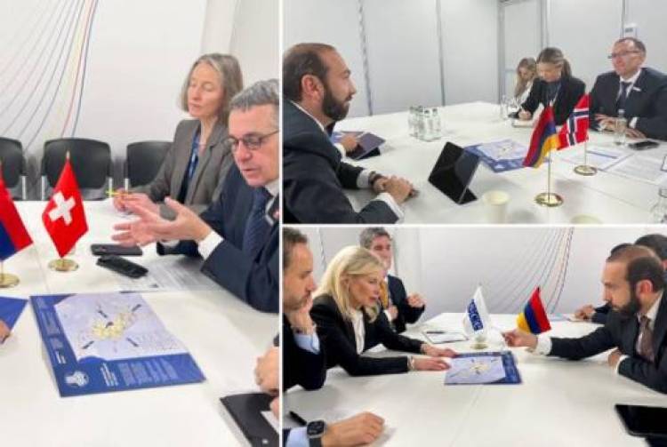 Միրզոյանը «Խաղաղության խաչմերուկ» նախագիծը ներկայացրել է Շվեյցարիայի և Նորվեգիայի ԱԳ նախարարներին