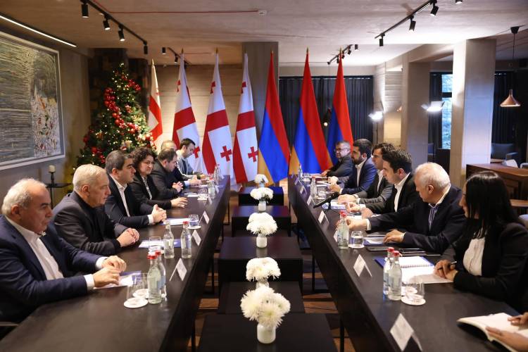 Ալեն Սիմոնյանի հրավերով աշխատանքային այցով Հայաստան է ժամանել Վրաստանի խորհրդարանի նախագահը