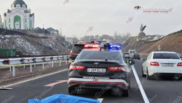 Մահվան ելքով վրաերթ. 07-ը «Շշի Մելոյի» գործարանի մոտ վրաերթի է ենթարկել հետիոտնին, որը տեղում մահացել է