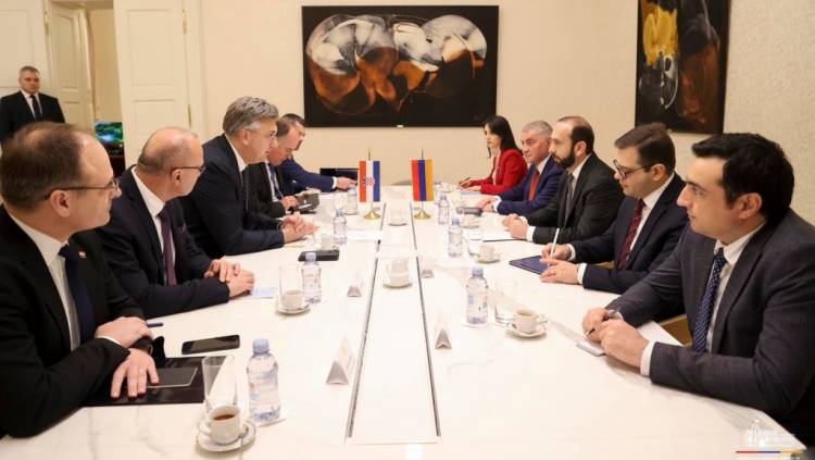 Արարատ Միրզոյանը հանդիպել է Խորվաթիայի վարչապետի հետ․ մանրամասներ