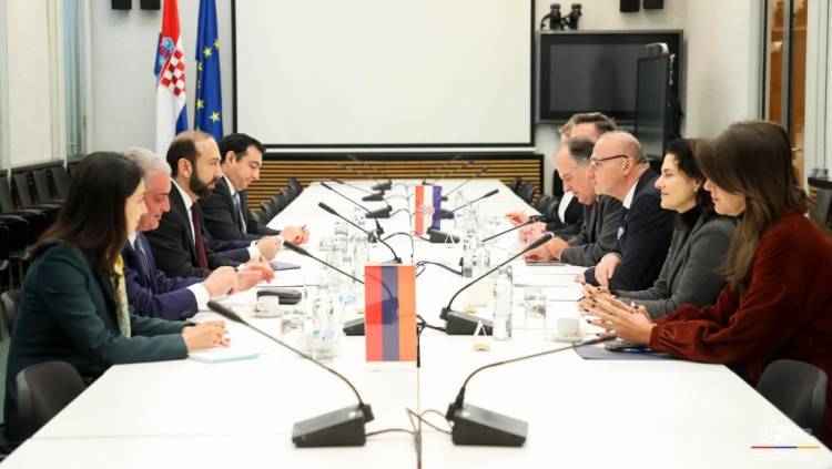 Տեղի է ունեցել Հայաստանի և Խորվաթիայի արտաքին գործերի նախարարների հանդիպումը