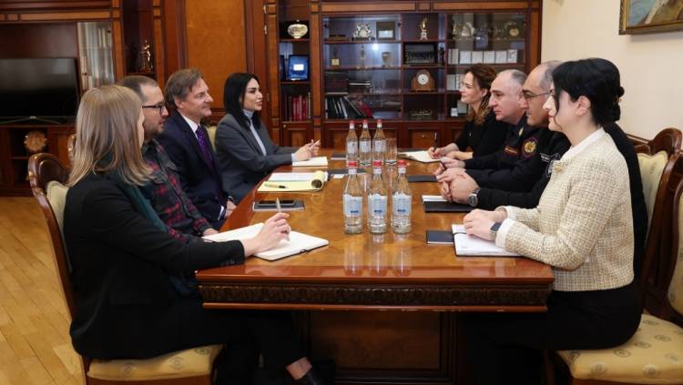 Սասուն Խաչատրյանն ընդունել է ԱՄՆ պետդեպարտամենտի արդարադատության հարցերով ավագ խորհրդատու Մայքլ Վասկոյին