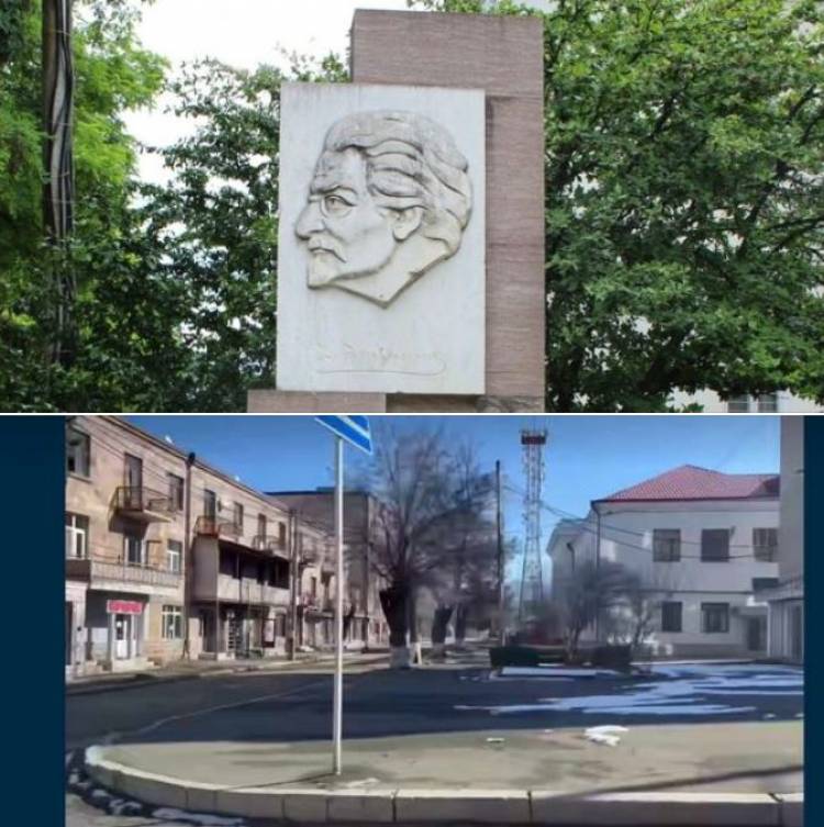 Ադրբեջանի՝ մշակութային ցեղասպանության ծրագրի հերթական զոհը․ վերացրել են Հակոբ Հակոբյանի կիսանդրին