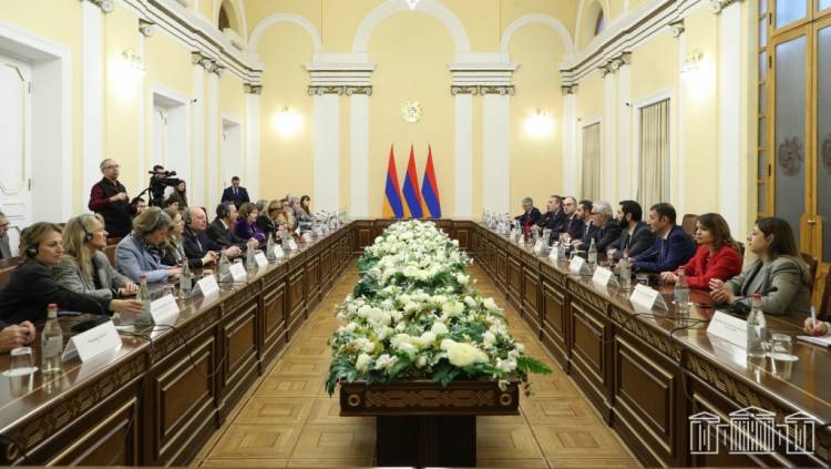 Ֆրանսիայի խորհրդարանական պատվիրակությունն Ազգային ժողով է այցելել