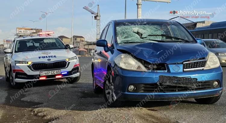 Վրաերթ՝ Երևանում. «Nissan»-ը վրաերթի է ենթարկել հետիոտնի, բժիշկները պայքարում են նրա կյանքի համար
