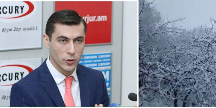 Մեկ է, որքան էլ գժվի, պարտվելու է տաքին. Սուրենյանը ձնառատ կադրեր է հրապարակել (տեսանյութ)