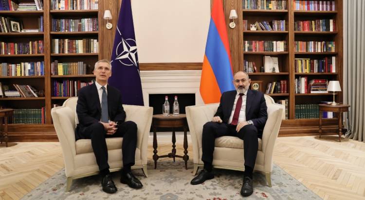 Տեղի է ունեցել Փաշինյանի և ՆԱՏՕ-ի գլխավոր քարտուղարի առանձնազրույցը