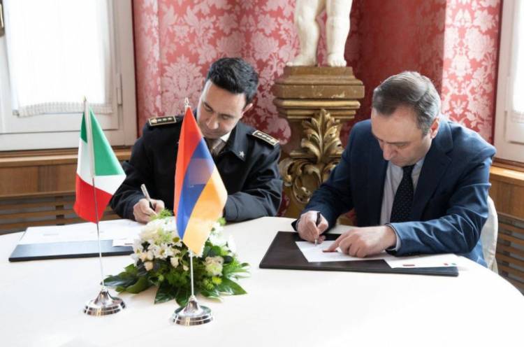 Հռոմում ստորագրվել է Հայաստան-Իտալիա ռազմական համագործակցության տարեկան ծրագիրը