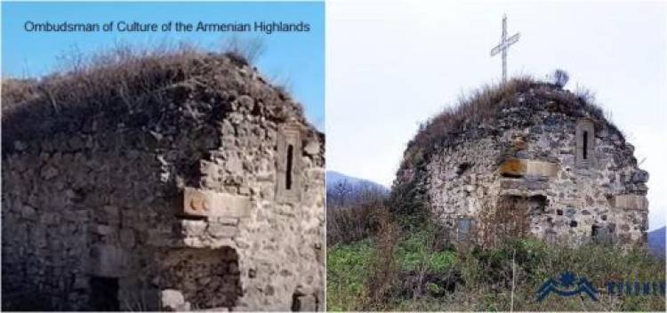 Օկուպացված Զորախաչ եկեղեցին՝ ադրբեջանական թիրախում