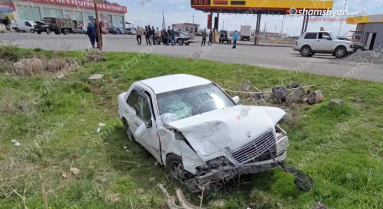 Վթար՝ Արագածոտնում. Կարբիում բախվել են «Opel»-ն ու «Mercedes»-ը, վիրավորներ կան