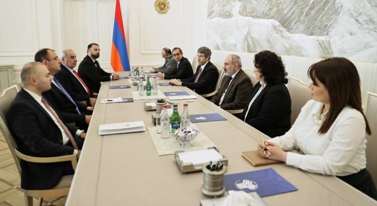 Փաշինյանն ընդունել է Վրաստանի արդարադատության նախարար Ռատի Բրեգաձեին