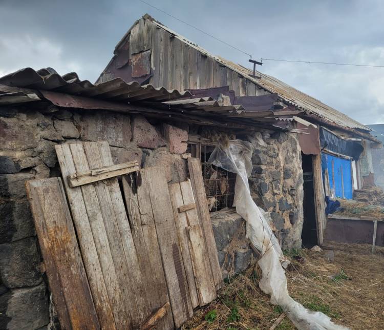 Հրդեհ Ծաղկունք գյուղում