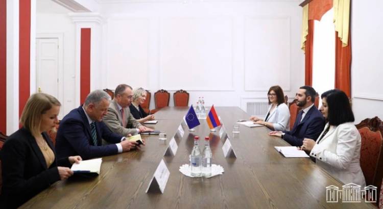 Ռուբեն Ռուբինյանն ընդունել է ԵՄ հատուկ ներկայացուցիչ Տոյվո Կլաարին