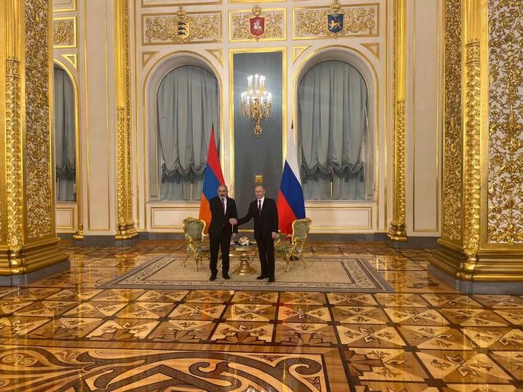 Մեկնարկել է Նիկոլ Փաշինյանի և Վլադիմիր Պուտինի երկկողմ հանդիպումը