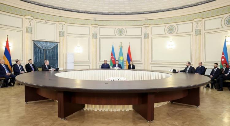 Հայաստանը ձգտում է խաղաղության, միջազգային պայմանագրի համաձայնեցմանը․ Միրզոյանը՝ եռակողմ հանդիպմանը