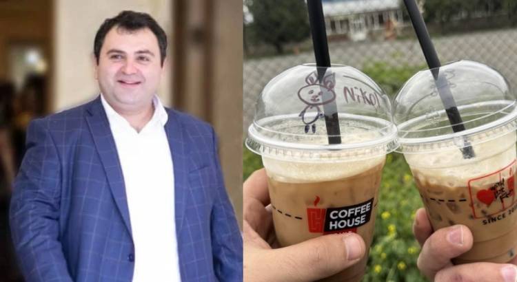 «Չկայացած հանդիպում»․ Սևակ Խաչատրյանը՝ սառը սուրճի՝ «Նիկոլ» գրառմամբ բաժակ է ցուցադրել