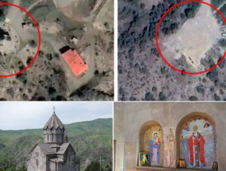 Համբարձման տոնին հաջորդեց օկուպացված Բերձորի Ս․ Համբարձման եկեղեցու ոչնչացումը