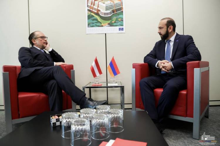 Միրզոյանն ու Ավստրիայի ԱԳ նախարարը քննարկել են ՀՀ-ԵՄ գործընկերության խորացմանն ուղղված քայլեր