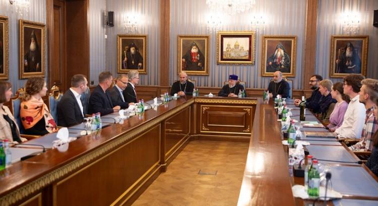 Կաթողիկոսն ընդունել է Հալլեի համալսարանի պատվիրակությանը