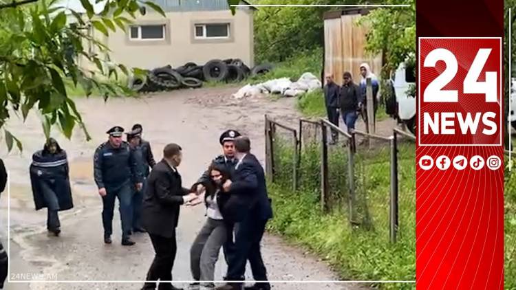 Փաշինյանի անվտանգության աշխատակիցները Բաղանիսում լրագրողին ուժով հանել են դպրոցից (տեսանյութ)