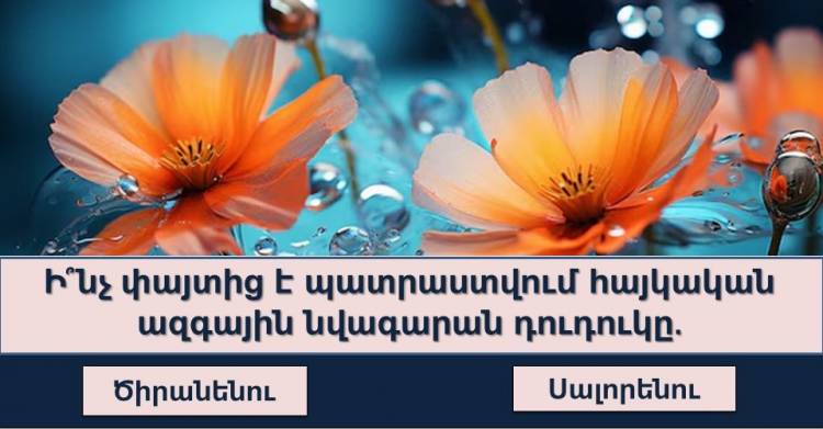 Ստnւգիր գիտելիքներդ մեր այu հետաքրքիր հարցերից կազմված թեuտnվ․ փnրձե՞նք