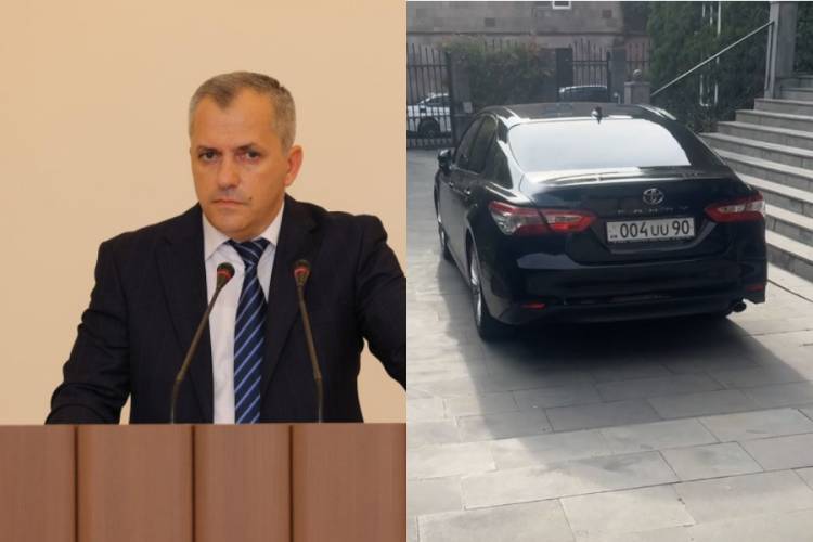 Քննիչները փորձում են առգրավել Արցախի նախագահի ծառայողական ավտոմեքենան (տեսանյութ)