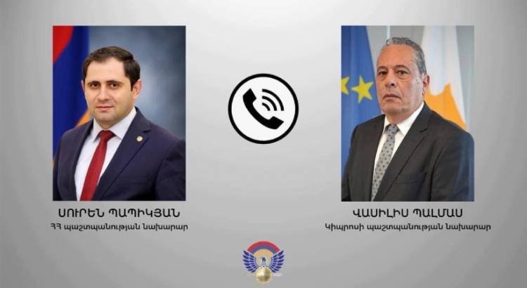 Պապիկյանը հեռախոսազրույց է ունեցել Վասիլիս Պալմասի հետ