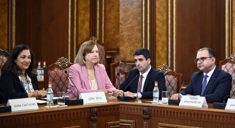 Փոխվարչապետ Տիգրան Խաչատրյանն ընդունել է ԱՄՆ պետքարտուղարի տեղակալին