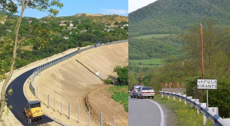 Կիրանցեցիները «прицел»-ի տակ են․ ճանապարհն ասֆալտապատում են, Ադրբեջանի դրոշն էլ պատրաստվում են տեղադրել