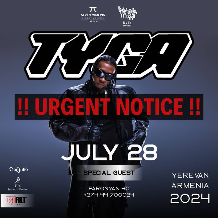 «Մեր ուժերից վեր էր լուծում գտնել». Tyga-ի երևանյան համերգը չեղարկվել է