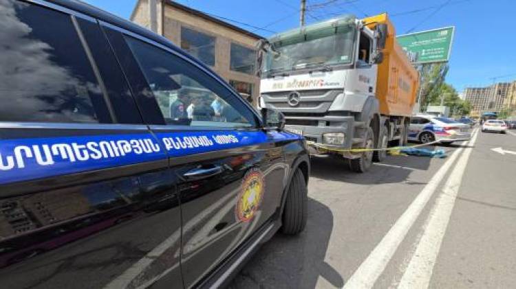 Երևանում 2 անձի մահվան պատճառ դարձած վրաերթի դեպքով բեռնատարի վարորդին մեղադրանք է առաջադրվել
