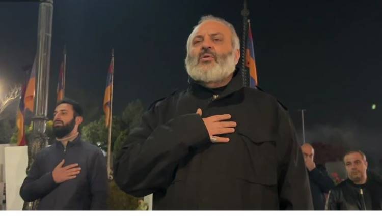 Արցախի օրհներգը՝ Եռաբլուրում (տեսանյութ)