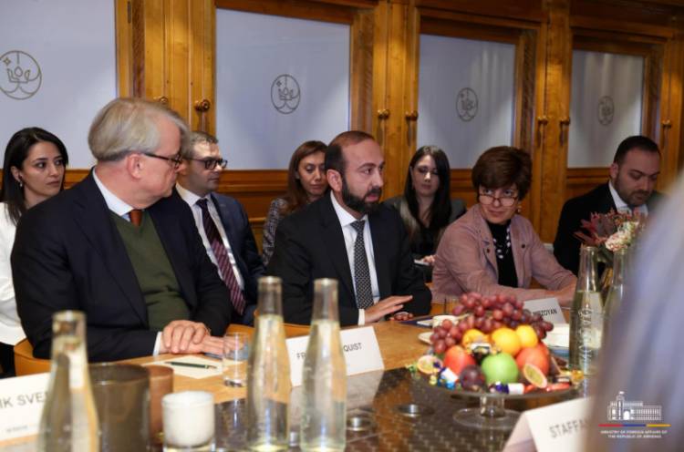 Միրզոյանը Ստոկհոլմում խաղաղության հասնելու հեռանկարները և առկա մարտահրավերներն է ներկայացրել