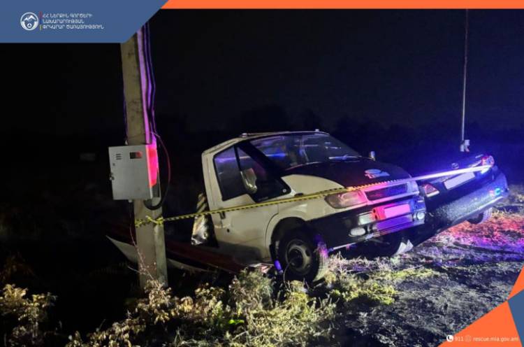 Երևան-Երասխ ավտոճանապարհին «Toyota»-ն բախվել է կայանած «Ford»-ին. կա տուժած