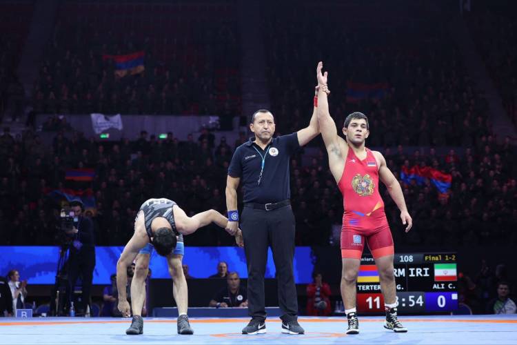 Գասպար Տերտերյանը հռչակվեց Ըմբշամարտի զինվորականների ԱԱ չեմպիոն