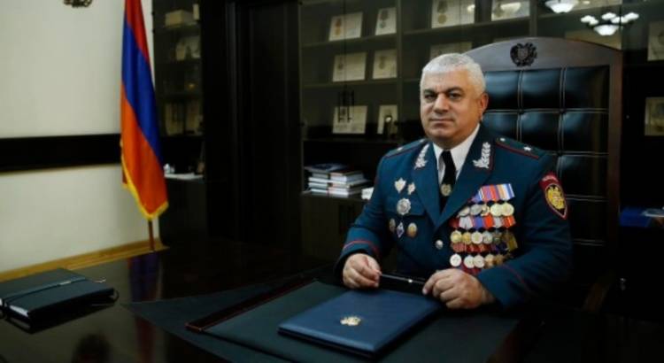 Գեներալ Արամ Հովհաննիսյանը վերանշանակվել է ոստիկանության պետի պաշտոնում