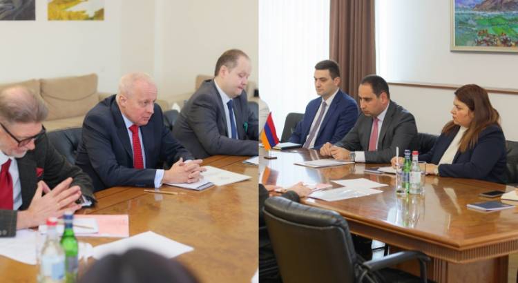 ՏԿԵ նախարարն այսօր ընդունել է Հայաստանում ՌԴ արտակարգ և լիազոր դեսպանին