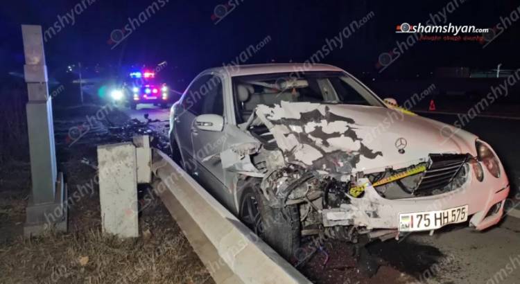 Արտառոց դեպք, «Mercedes»-ներից մեկը հրելիս բախում-վրաերթ է եղել, վիրավnր կա․ Shamshyan