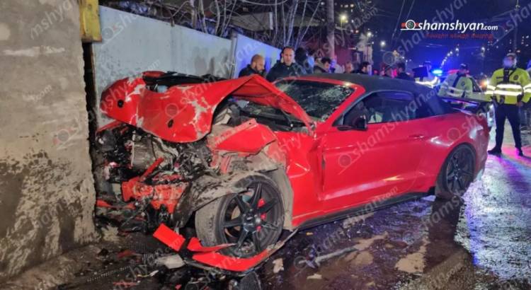 Երևանում բախվել են «Ford Mustang»-ն ու «Ford Transit»-ը, վիրավnր կա․ Shamshyan