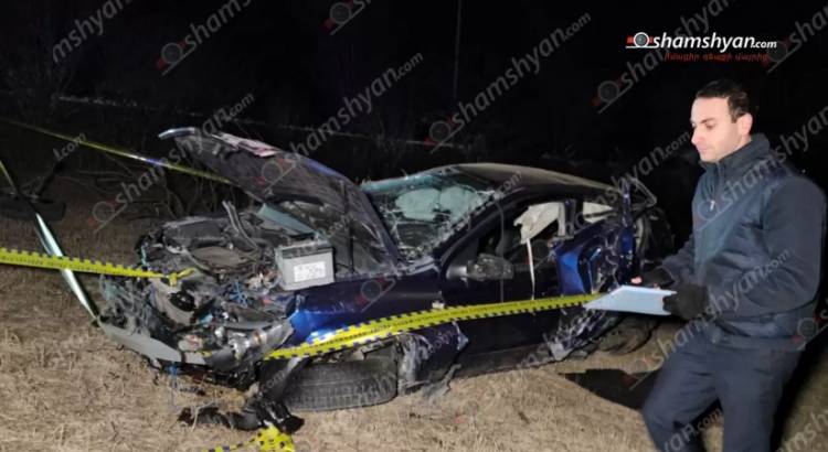 «Opel»-ը բախվել է սյանն ու հայտնվել դաշտում, 1 մարդ մաhացել է, 3-ը՝ վիրավnրվել. նոր մանրամասներ Shamshyan-ից
