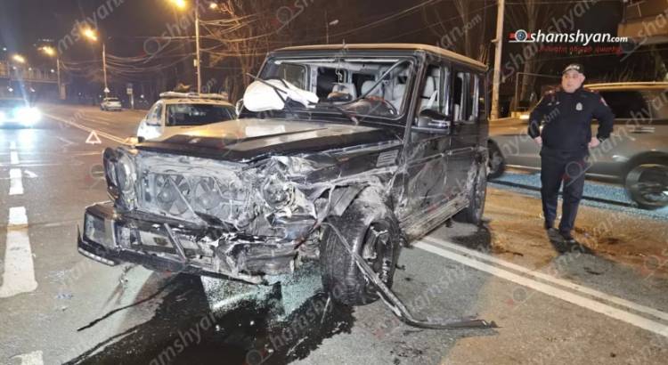 Խանջյան փողոցում բախվել են «Mercedes G»-ն, «Hyundai»-ը, «Toyota»-ն ու «Nissan»-ը, վիրավnրներ կան. Shamshyan