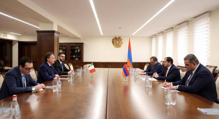 Պապիկյանն ընդունել է Հայաստանում Իտալիայի արտակարգ և լիազոր դեսպանին