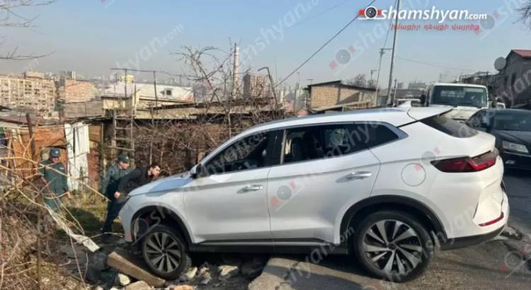 Երևանում 22-ամյա վարորդը «BYD»-ով Սարալանջի ճանապարհին մասամբ հայտնվել է փոսում. Shamshyan