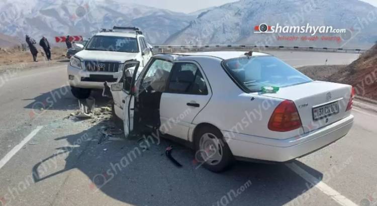 Տիգրանաշենի ոլորաններում բախվել են «Toyota Land Cruiser»-ը և «Mercedes»-ը․ Shamshyan
