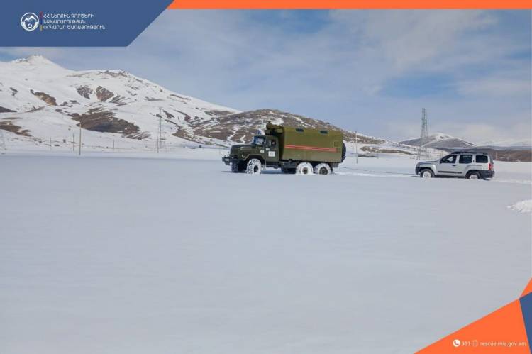 Փրկարարներն արգելափակումից դուրս են բերել 9 ավտոմեքենա
